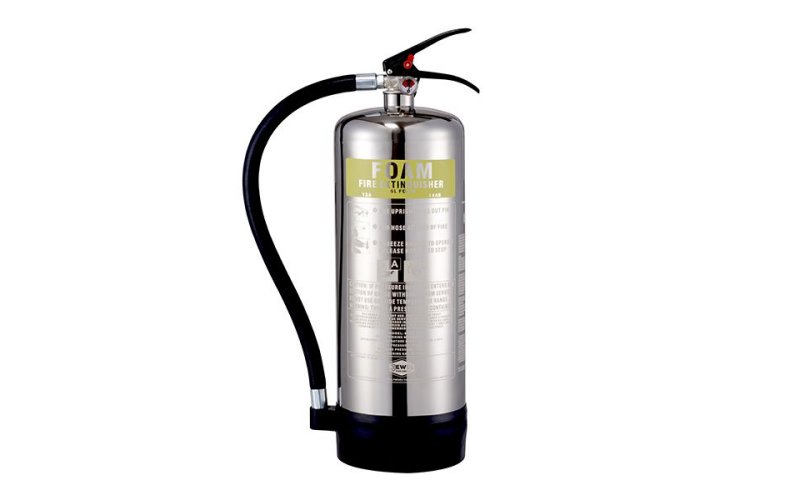 Jewel Stainless Steel 6ltr Foam Fire Extinguisher